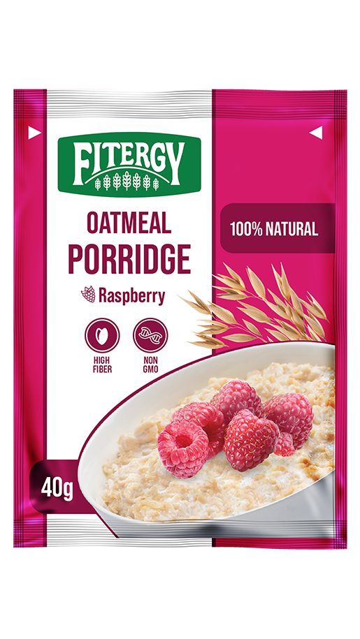 Каша овсяная с малиной ™«Fitergy»