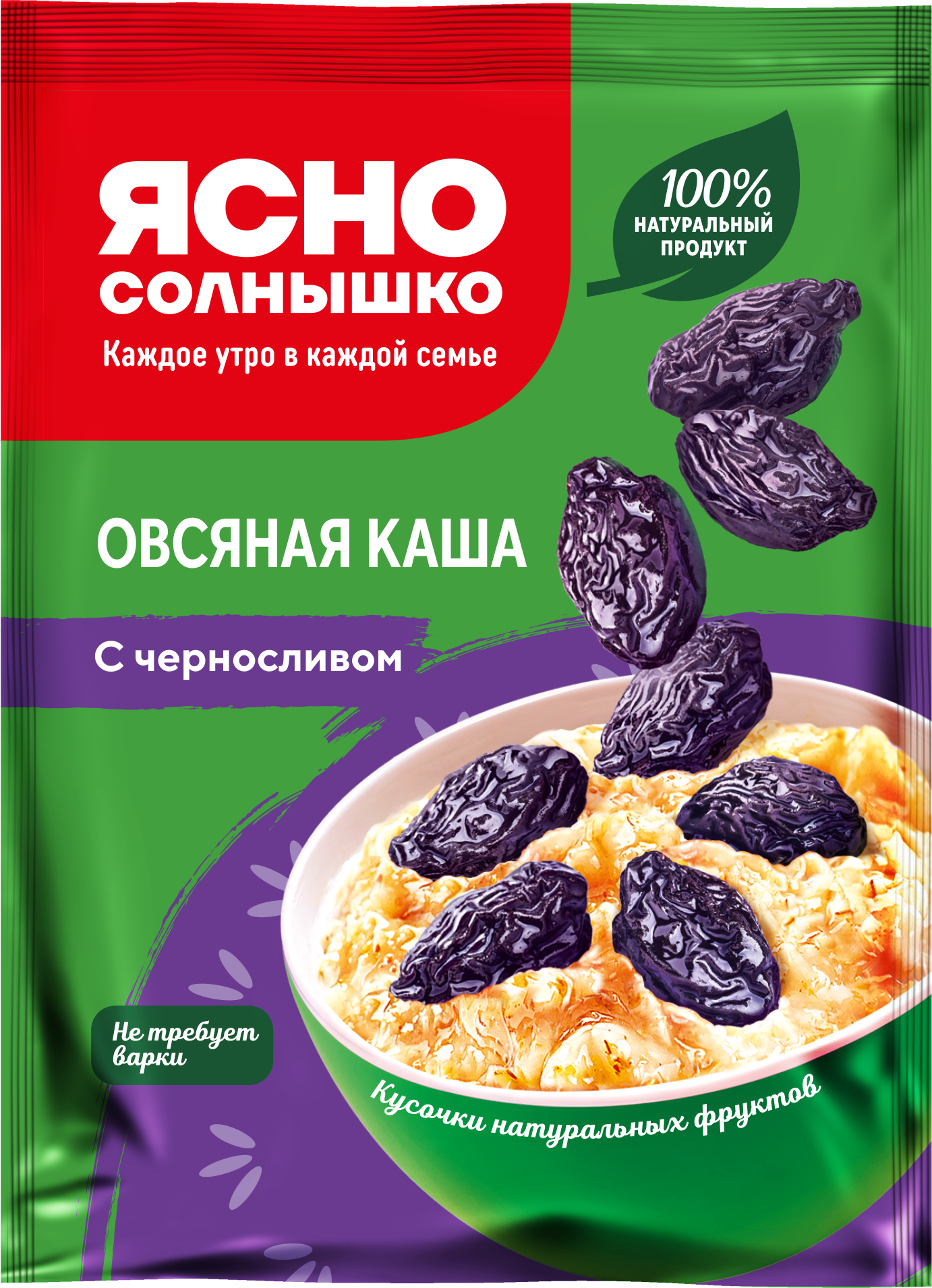 Каша овсяная с черносливом ™«Ясно Солнышко»