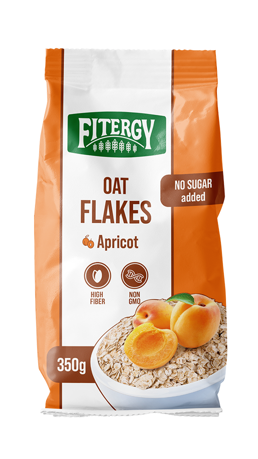 Хлопья овсяные с курагой ™«Fitergy»