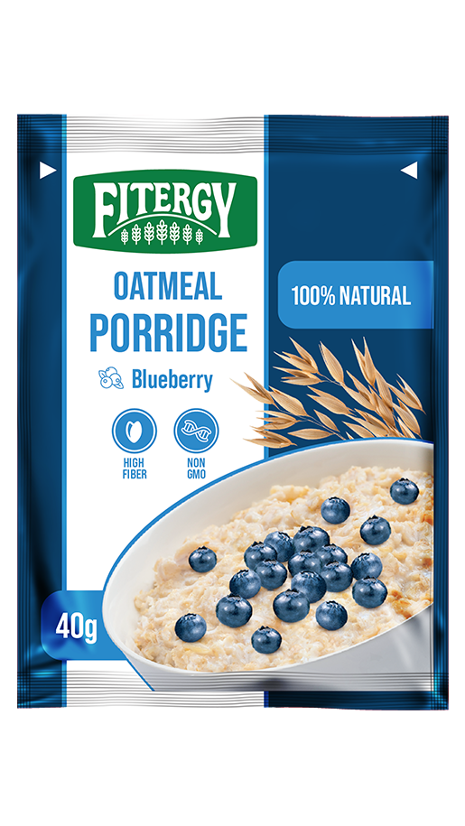 Каша овсяная с черникой ™«Fitergy»